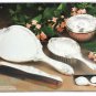 International Silver Company 1989 Silverplated 5 Pc Dresser Set Rhapsody Design