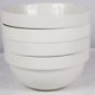 Koov Set of 4 White Round Porcelain Cereal Snack Soup Bowl Ble Series 6"