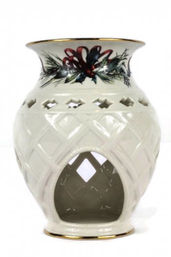 Lenox Winter Greetings Fragrance Warmer Yankee Candle French Vanilla Tarts