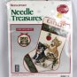 JCA Needlepoint Needle Treasures Christmas Kittens Stocking Kit 06866