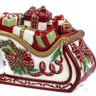 Charter Club Grand Buffet Tartan Christmas Plaid Cookie Jar 9"