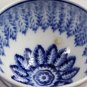Petrus Regout & Co Cafe Maastright Set of 5 Au Lait Blue Leaf Bowl Holland