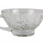 Princess House Crystal Clear 4 Tea Coffee Cups & 2 Saucers