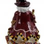 Signature Home Collection Witch w/ Broom Figurine Cat Pumpkin 11.5