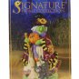 Signature Home Collection Witch w/ Broom Figurine Cat Pumpkin 11.5