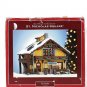 St Nicholas Square Ski Chalet Hand Painted House Building Porcelain Illuminated