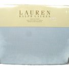 Ralph Lauren One Twin Flat Sheet Georgica Garden Sanabel Blue Gingham Ralph Lauren One Twin Flat Sheet Georgica Garden Sanabel Blue Gingham