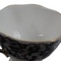 Royal Albert Senorita Black Lace & Rose Teacup and Saucer Set Bone China England