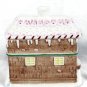 Schmid 1993 Gingerbread Junction Ceramic Ginger Snap Jar 42010