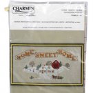 Janlynn Charmin Home Sweet Home Printed Cross Stitch Kit House Trees Horse Barn