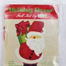 California Titan 1977 Santa Door Greeter Holiday Christmas Decor Felt Kit 281