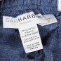 Sag Harbor Blue Women's Pants Elastic Waist Drawstring 1X 026
