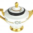 Haas & Czjzek 1792 H&C Schlaggenwald Gold Trim Teapot  Bohemian Signed