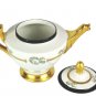 Haas & Czjzek 1792 H&C Schlaggenwald Gold Trim Teapot  Bohemian Signed