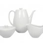James Chatelaine Teapot Sugar Bowl Creamer China Set Snow White Bavaria Germany