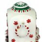 Mr Christmas Animated Musical Holiday Tea Time Ceramic Peppermint Teapot 9"