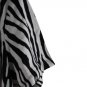 Croft & Barrow White Black Zebra Print Women's Top Blouse Short Sleeve 1X 025
