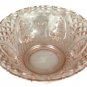Vintage Kig Malaysia Pink Depression Glass Candy Nut Dish Lidded Rose & Heart