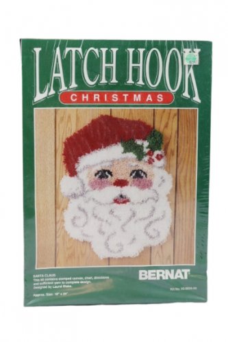 Bernat Santa Claus Latch Hook Christmas Kit No 95-869400