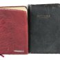 Set of 2 Vintage Red & Black Holy Bible New King JamesVersion Red Letter Edition