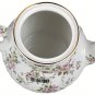 Arthur Wood & Sons  Floral Teapot Bone China  Gold Trim England 32Oz