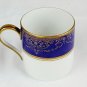 Royal Tettau Blue Gold White Bavaria Porcelain Espresso Cup and Saucer