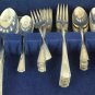 Rogers Overlaid IS Royal Pagent Desire 65 Pcs Flatware Silverplate Wooden Case