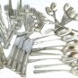 Rogers Overlaid IS Royal Pagent Desire 65 Pcs Flatware Silverplate Wooden Case