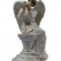 Grandeur Noel 2000 White Porcelain Dove Mandolin Angel Set Dove Collector's Ed