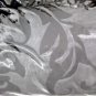 Holiday Time Set of 2 Black Flocked Satin Chair TIe Cover Fits Up to 42" Tall