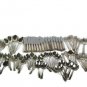 Vintage Oneida Prestige Flatware Silverplate Bordeaux Grapes 80 Pcs w/ Wood Case