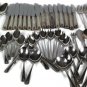 Vintage Oneida Prestige Flatware Silverplate Bordeaux Grapes 80 Pcs w/ Wood Case