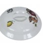 Cordon Bleu BIA White Fruit Pattern Round Caserolle Baking Dish w/ Lid