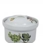 Cordon Bleu BIA White Fruit Pattern Round Caserolle Baking Dish w/ Lid