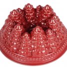 Nordic Ware Cast Aluminum Red Bundt Cake Pan Fine Forest Christmas Tree 2.1 L Nordic Ware Cast Aluminum Red Bundt Cake Pan Fine Forest Christmas Tree 2.1 L