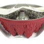 Nordic Ware Cast Aluminum Red Bundt Cake Pan Fine Forest Christmas Tree 2.1 L