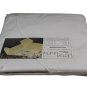 Vintage Ultra Linen Celanese Fortrel Polyester Oval Ivory White Tablecloth 60x84