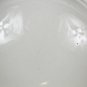 Vtg Pier One Asian Pottery Rice Serving Bowl with Lid White Blue Crane Design