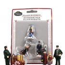 Dept 56 & Cobblestone Corners Holiday Travelers & Village Maquett 6 Mini Figures