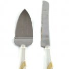 Cole Gift Set of 2 Wedding Cake Pie Server & Knife Slicer Stainless Steel Cole Gift Set of 2 Wedding Cake Pie Server & Knife Slicer Stainless Steel