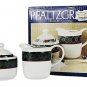 Pfaltzgraff Amalfi Classic Ceramic Sugar & Creamer Set Designed by Pat Farrell