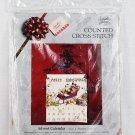 Candamar Something Special Santa SleighRide Advent Calendar Counted Cross Stitch