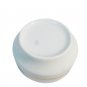 M J Hummel White Porcelain Round Trinket Box Girl Spring Basket Floral Germany