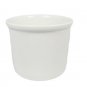 Sweese White Butter Crock Keeper Porcelain Covered Lid Storage Bell