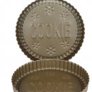 Vintage Set of 2 Brown Metallic Round Cookie Oreo Pan Mold Non Stick 9inch Vintage Set of 2 Brown Metallic Round Cookie Oreo Pan Mold Non Stick 9inch