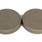 Vintage Set of 2 Brown Metallic Round Cookie Oreo Pan Mold Non Stick  9inch