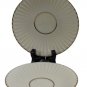 Lenox Temple Collection Bone China Citation Lace Set of 2 Saucers 5 3/4"