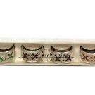 Pier 1 Exclusive Set of 12 Jeweled Napkin Rings SIlver Plated Pier 1 Exclusive Set of 12 Jeweled Napkin Rings SIlver Plated