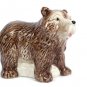 VTG 1990 Fitz & Floyd Omnibus OCI Russian Santa & Bear Salt Pepper Shaker Set