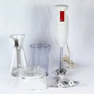 Wonder Wand Do It All Deluxe White Handheld Blender Mixer Set HA3058